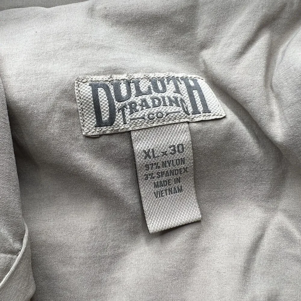 Duluth Trading Co Khaki Pants Tan Pockets Men's Size XL x 30